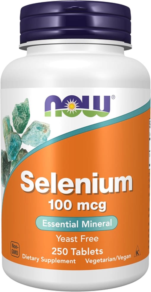 NOW Foods Selenium L-Selenomethionine 100 mcg 250 Tablets