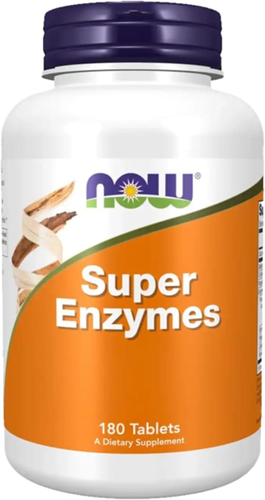 NOW Foods Super Enzymes Digestive Enzyme Blend 180 Tablets