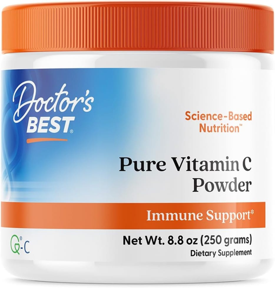 Doctor's Best, Vitamin C Powder with Q-C, 1,000 mg, 250 g
