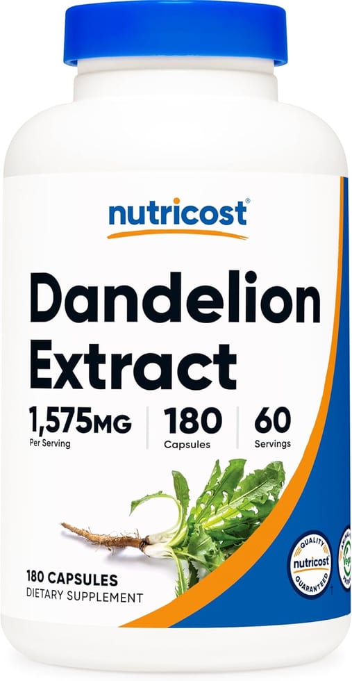 Nutricost Dandelion Extract 1,575mg 180 Capsules