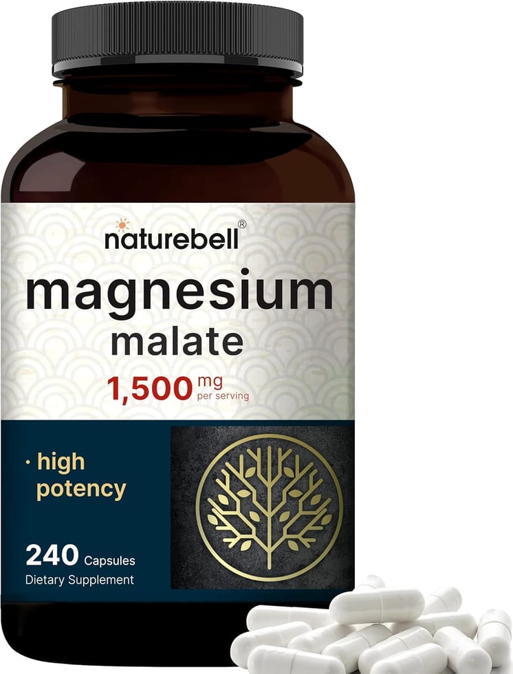 Naturebell, Magnesium Malate, 1,500 mg, 240 Capsules