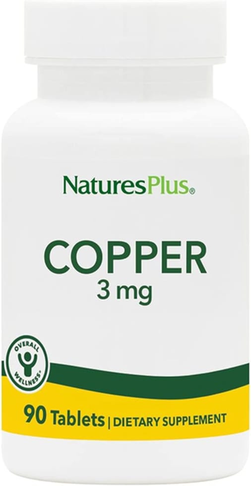 Nature's Plus, Copper, 3 mg, 90 Tablets