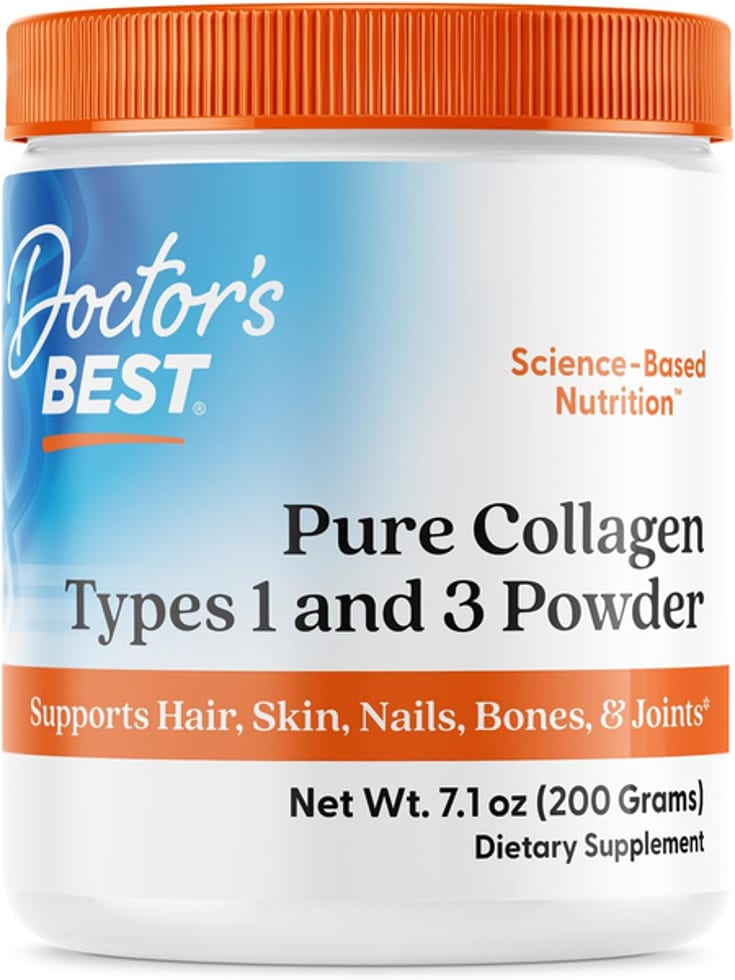 Pure Collagen Types 1 And 3 Powder Net Wt. 7.1 Oz (200 Grams)