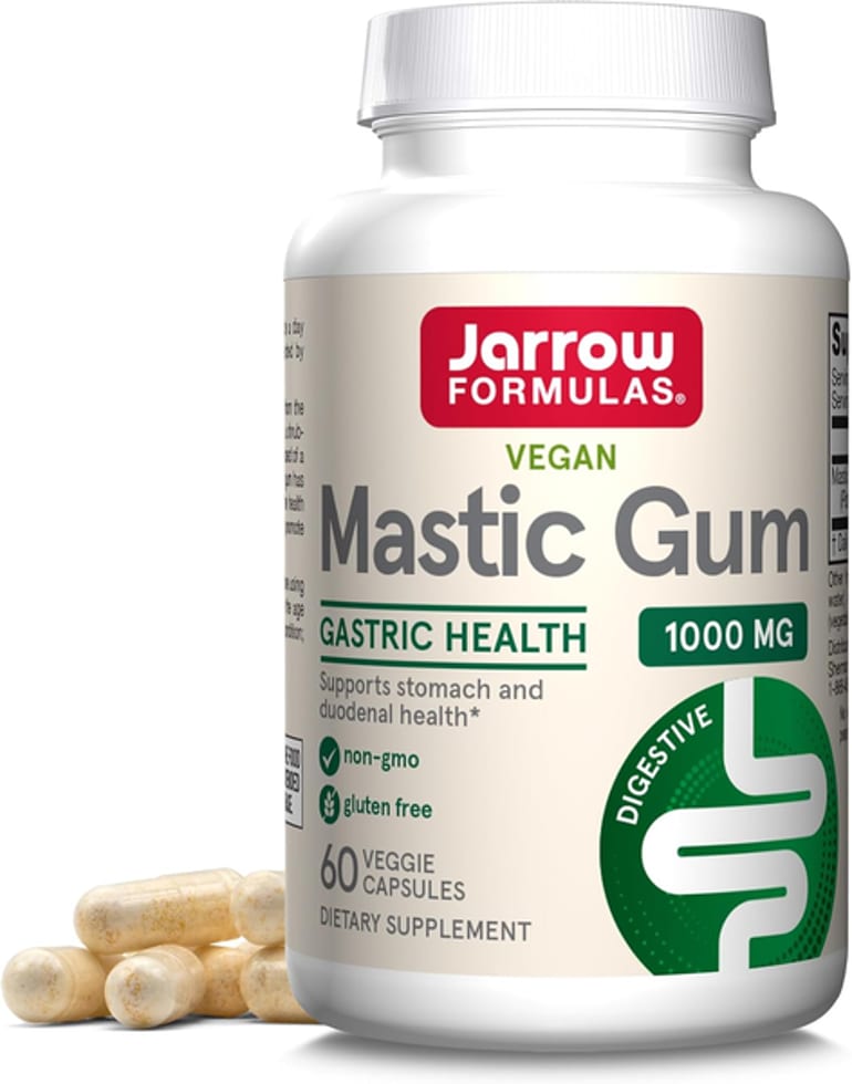 Jarrow Formulas, Vegan Mastic Gum, 1,000 mg, 60 Veggie Capsules