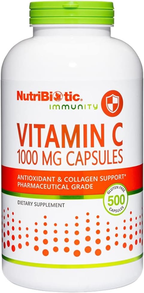 Nutribiotic, Vitamin C, 1,000 mg, 500 Capsules