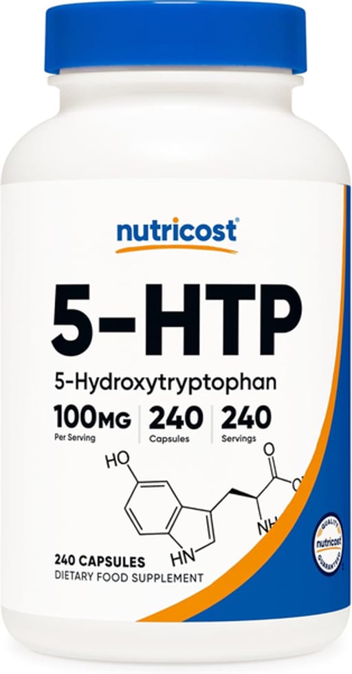 Nutricost, 5-HTP, 100 mg, 240 Vegetarian Capsules