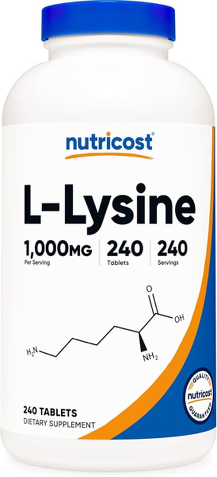 L-Lysine 1,000mg 240 Tablets