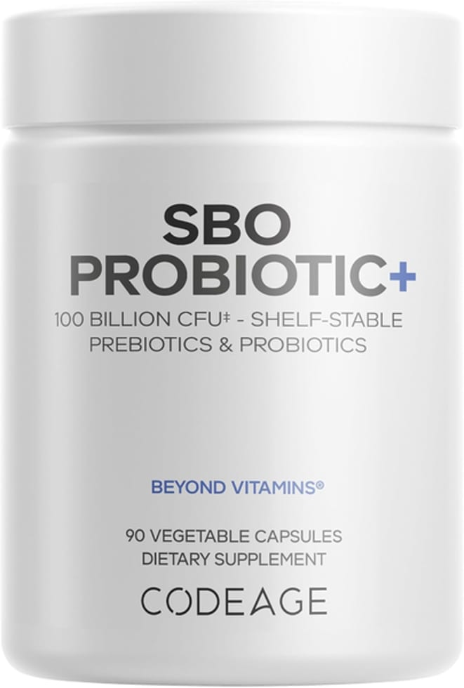 Sbo Probiotic+ 50 Billion Cfu Shelf-Stable Prebiotics & Probiotics 90 Capsules